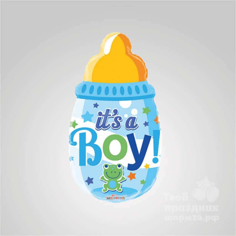 Шар фигура фольга "Бутылочка" 56*79