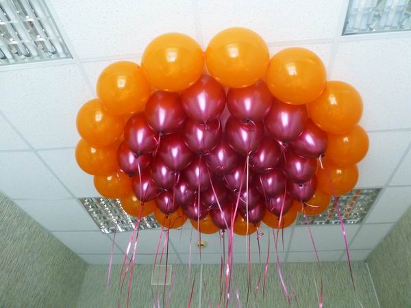 Гелиевые воздушные шары под потолок недорого!