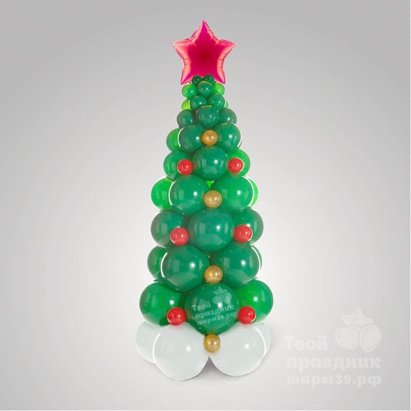 Елка из шариков