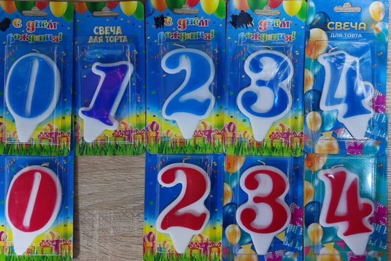 Цифры - свечи в торт — изображение 3