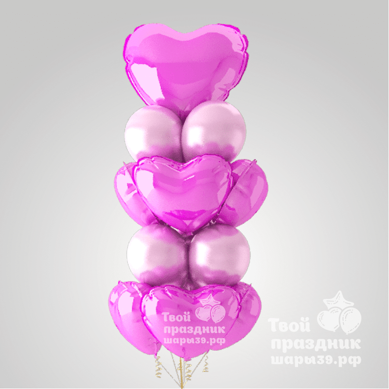 Букет из гелиевых шаров "Для Любимых"