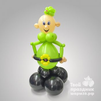 Солдат - фигура из воздушных шаров