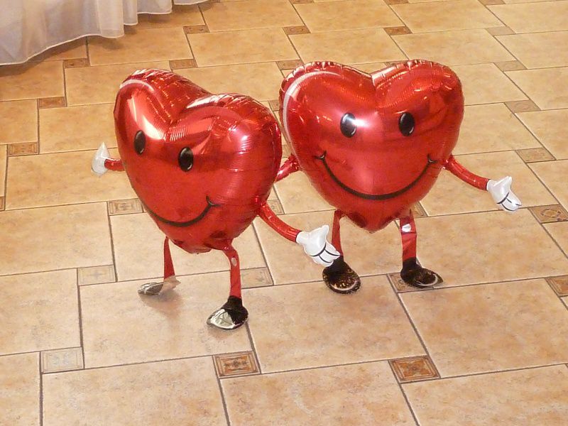 Ходячая фигура сердце
