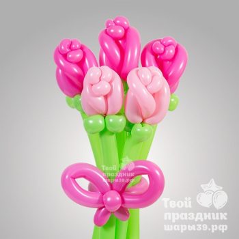 Букет из розочек из шаров