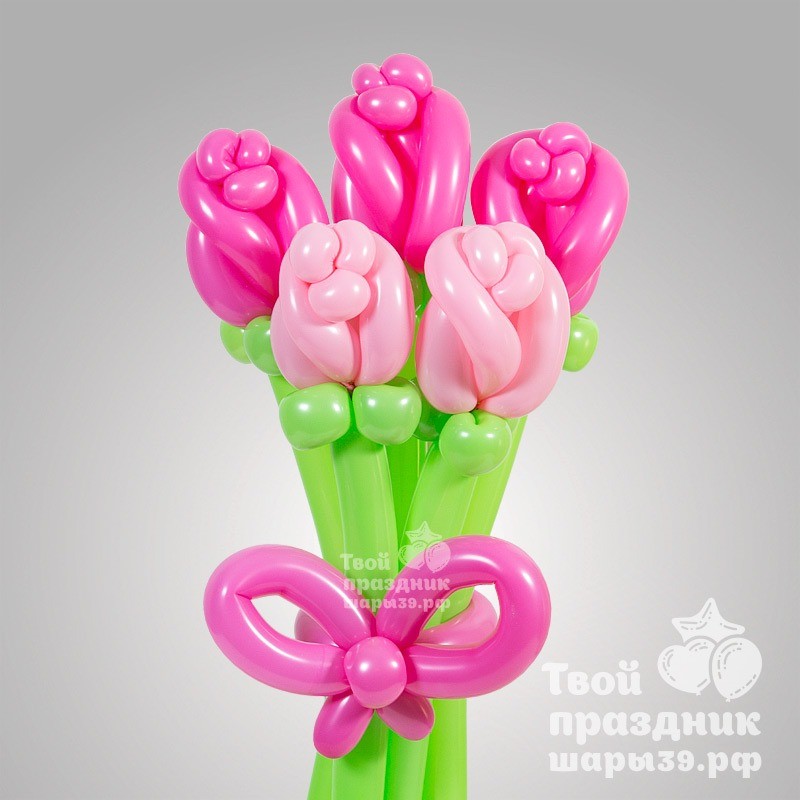 Букет из розочек из шаров