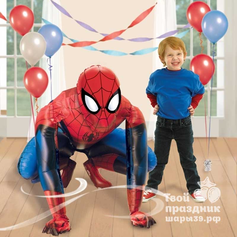 Человек-паук ходячая фигура-шар