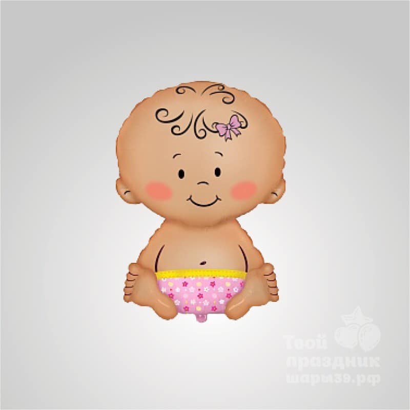Шар фольгированный Боди для малышки. Шары39.Калининград