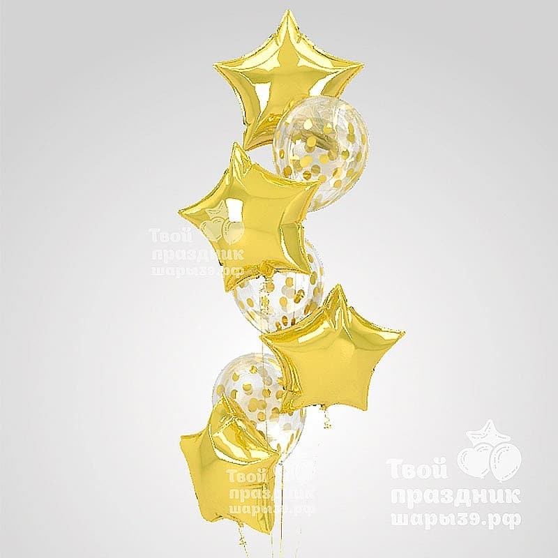 Фонтан из латексных гелиевых шаров металлик. Украшение и оформление праздников. Шары39.рф Калининград т. 52-01-67