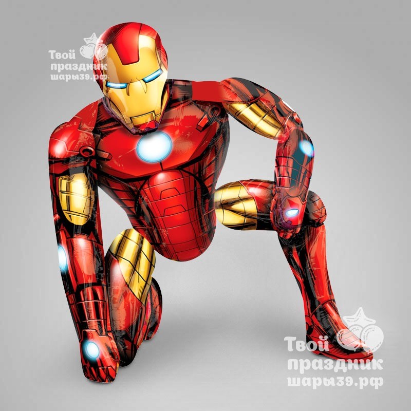 Железный человек ходячая фигура. Воздушные шары в Калининграде - шарики39.рф