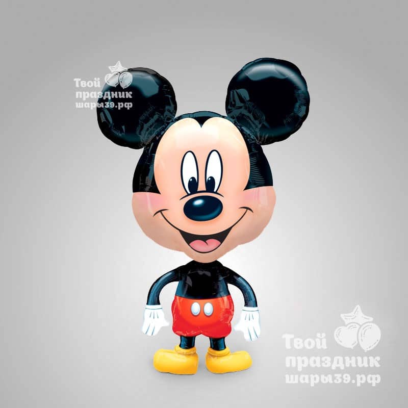 Ходячие шары - микки маус - фигура мини