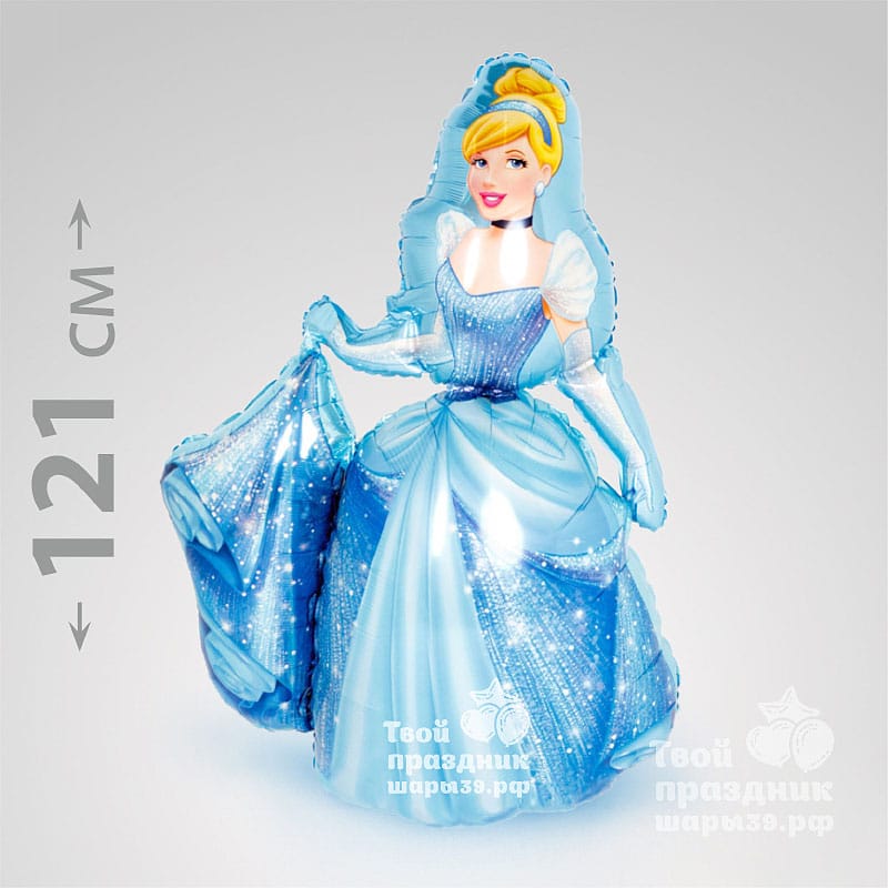 Принцесса Золушка, ходячий шар фигура. Калининград, Шары39.рф