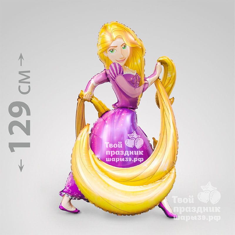 Принцесса Рапунцель, ходячий шар фигура. Калининград, Шары39.рф