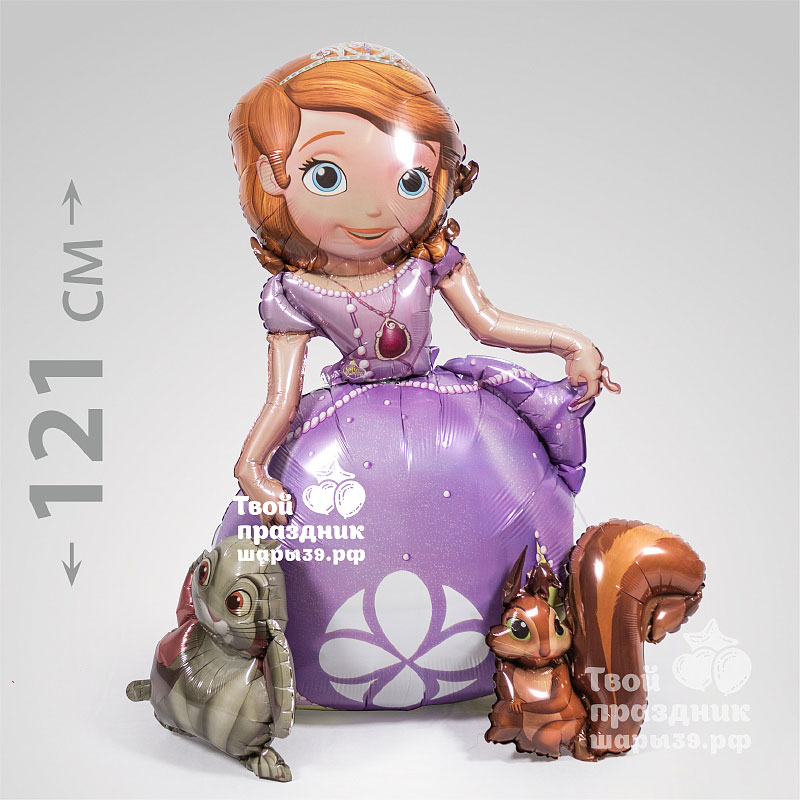 Принцесса софия - ходячая фигура. Шары39.рф, Калининград