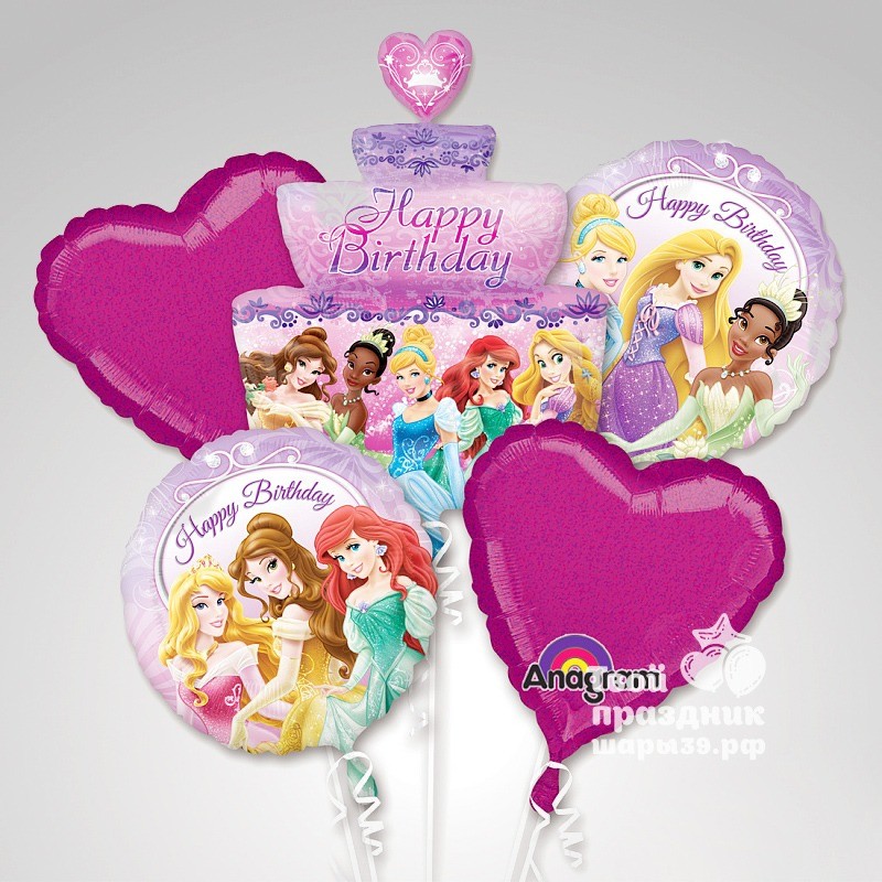 Набор из фольгированных шаров "Королевский день рождения"