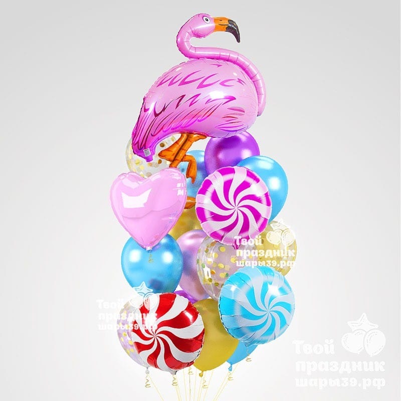 Букет из воздушных гелиевых шаров в Калининграде! т. 52-01-67, звоните! шарики39.рф