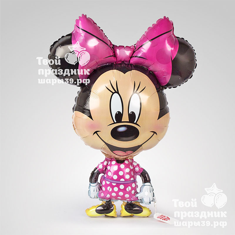 Ходячие шары - минни маус - фигура мини