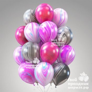 Воздушные шары Супер агаты в Калининграде! Шары39.рф Заказывайте: 52-01-67