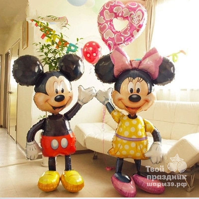 Ходячие шары - минни маус - большая фигура