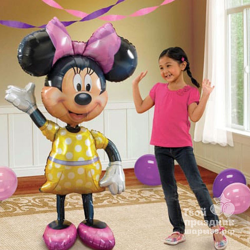 Ходячие шары - минни маус - большая фигура