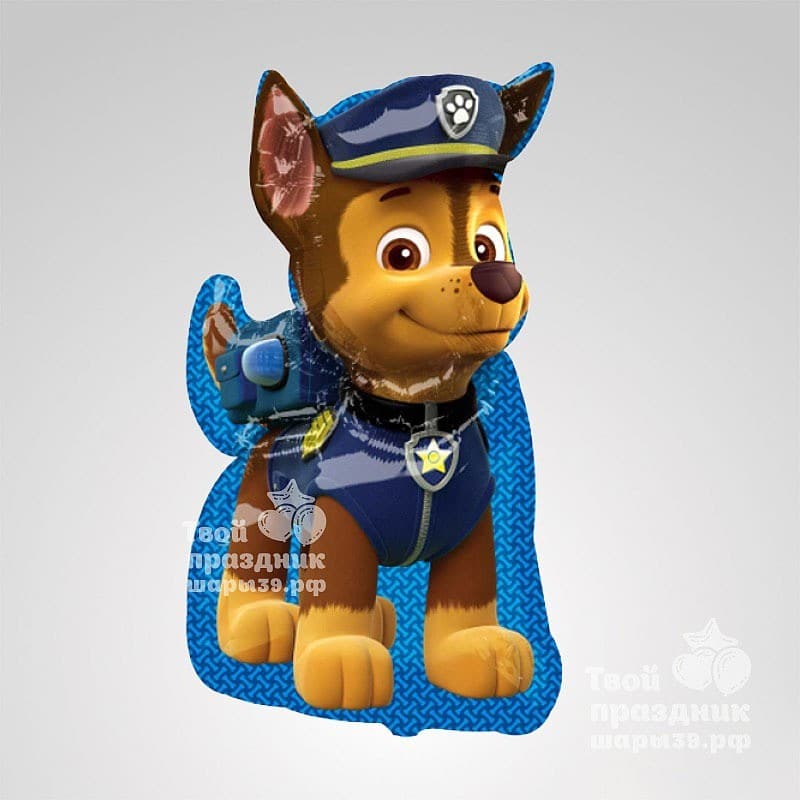 Фольгированный шар Гонщик Чейз Гончик