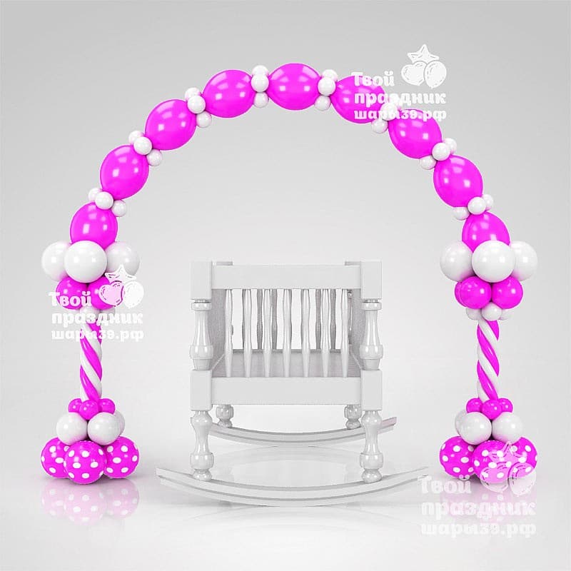 Комплект оформления детской для встречи малыша из роддома! Шары39.рф, Калининград
