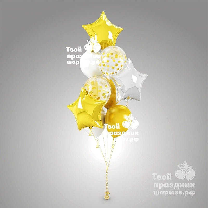 Букет из гелиевых шаров - лучшая цена! Шары39.рф, Калининрад