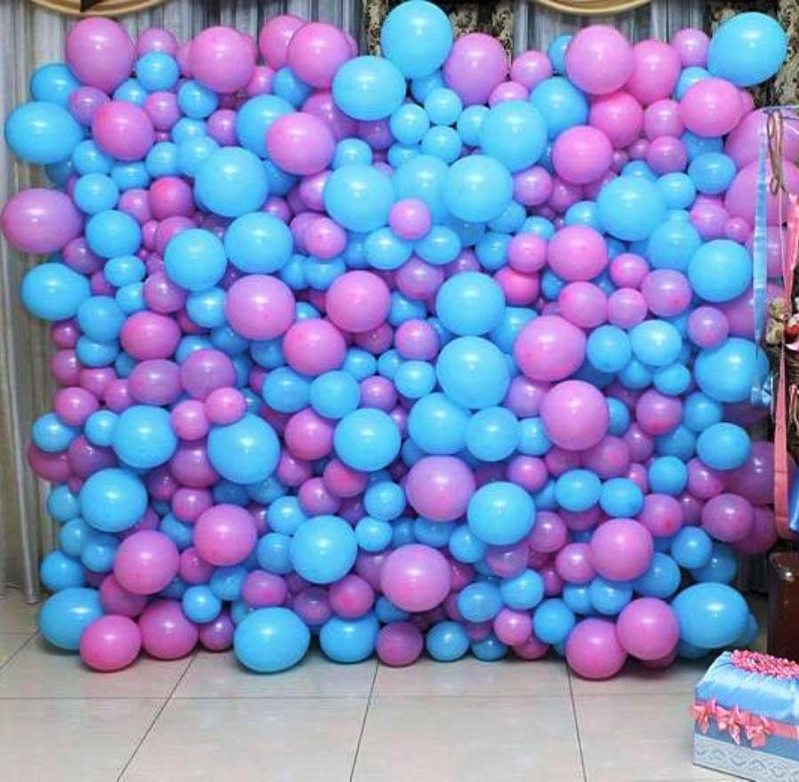 Фотозона из разнокалиберных шаров 2х3 метра — изображение 13