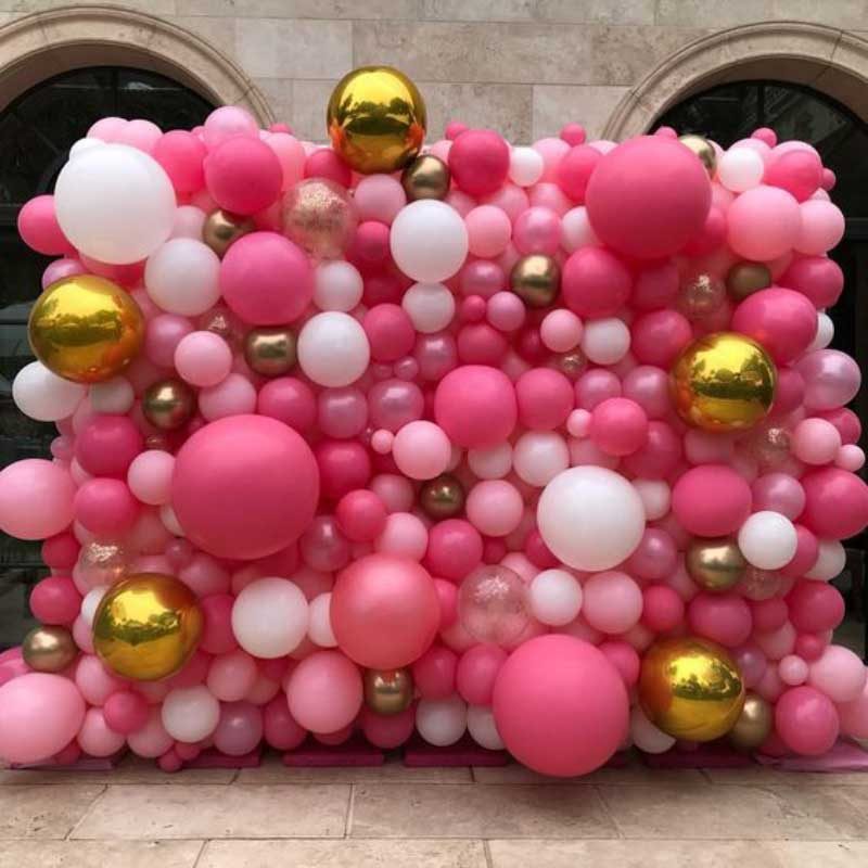 Фотозона из разнокалиберных шаров 2х1,4 метра — изображение 14