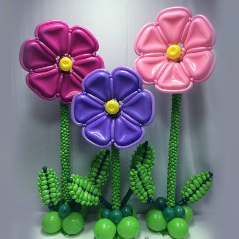 Большой цветок - оформление на открытие магазина — изображение 17