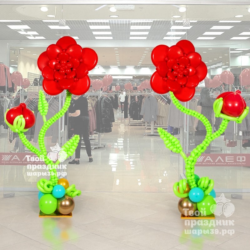 Колонны на Открытие магазина, Шары39.рф