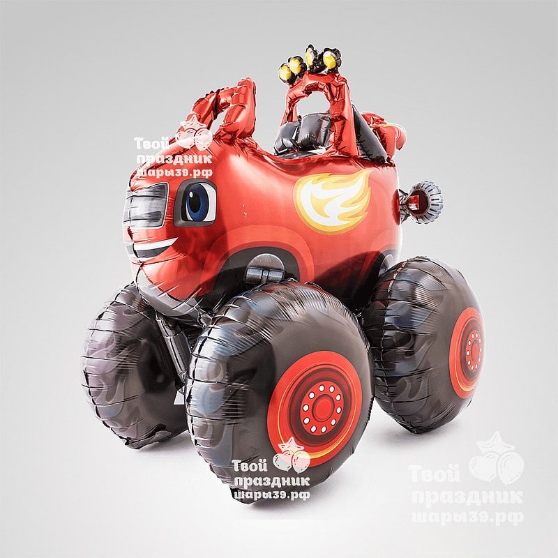 Ходячий шар машинка Вспыш. Шары39.рф, Калининград