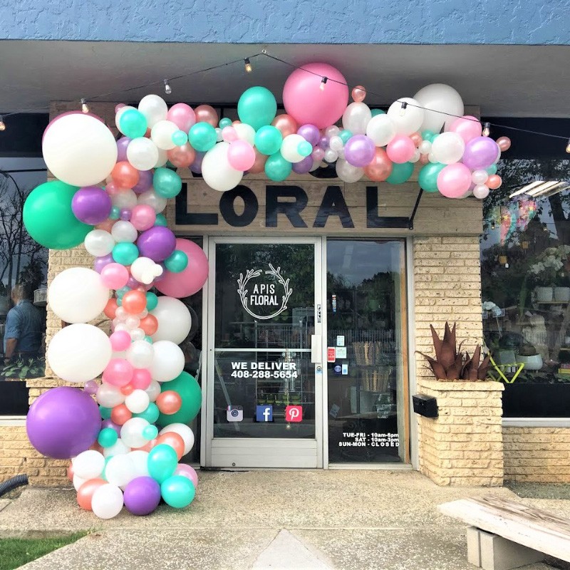 Пример работы наших коллег - фотозона в стиле органик декор