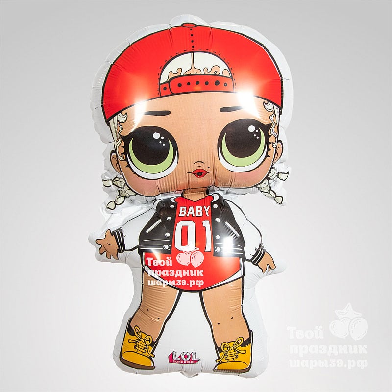 Кукла Лол - Фольгированный шар, Шары39.рф, Калининград