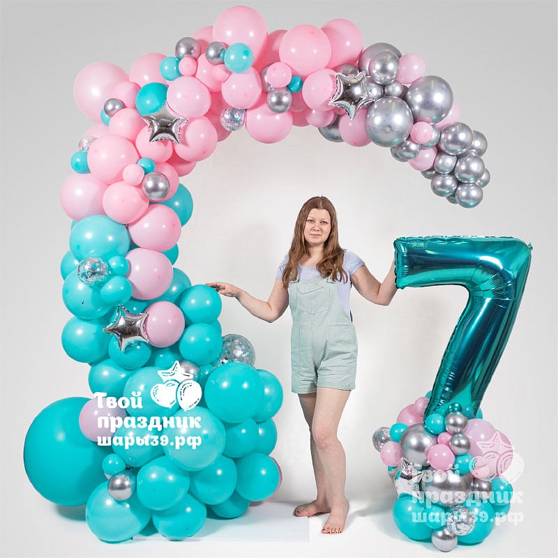 Фотозона с цифрой на день рождения Шары39.рф, Калининград, звоните 52-01-67