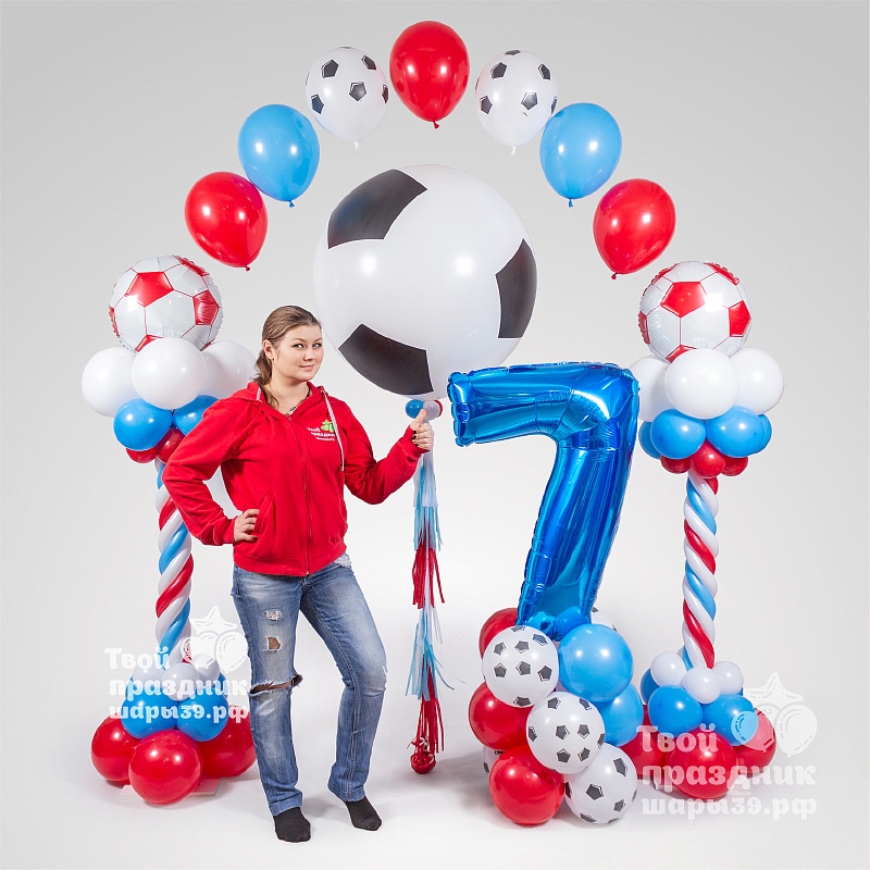 Фотозона для настоящих фанатов «Россия чемпион!». Шары39, Калининград