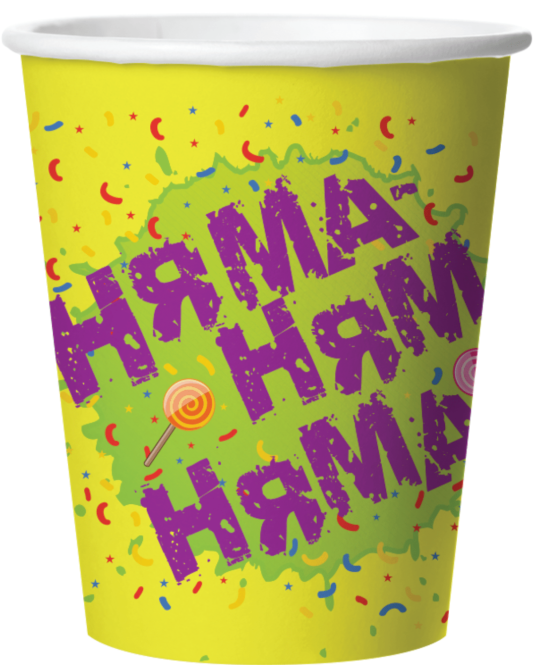 Стакан бумажный одноразовый Смайл 200мл уп. 6шт — изображение 2