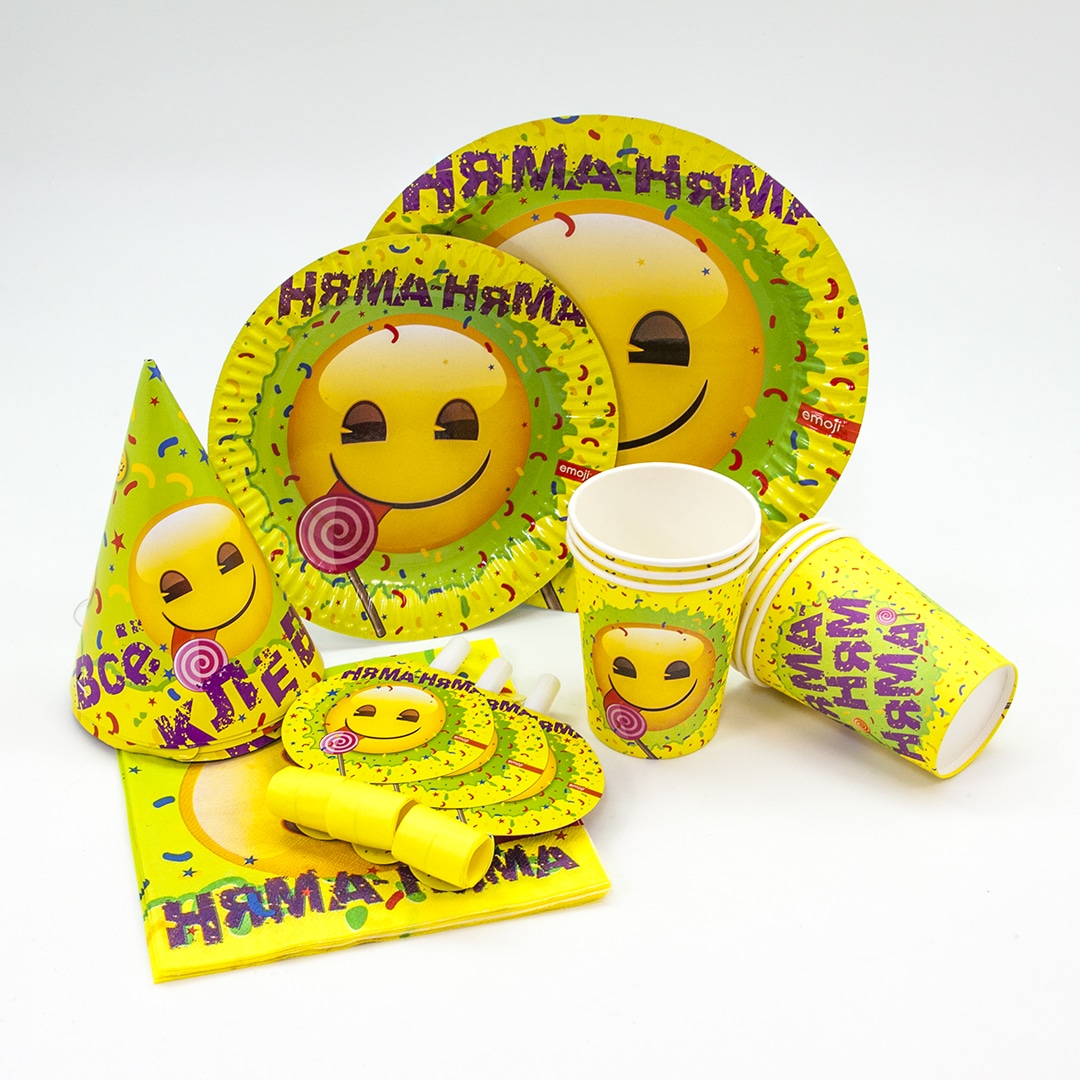 Тарелки (7''/18 см) Смайл уп. 6 шт. — изображение 3