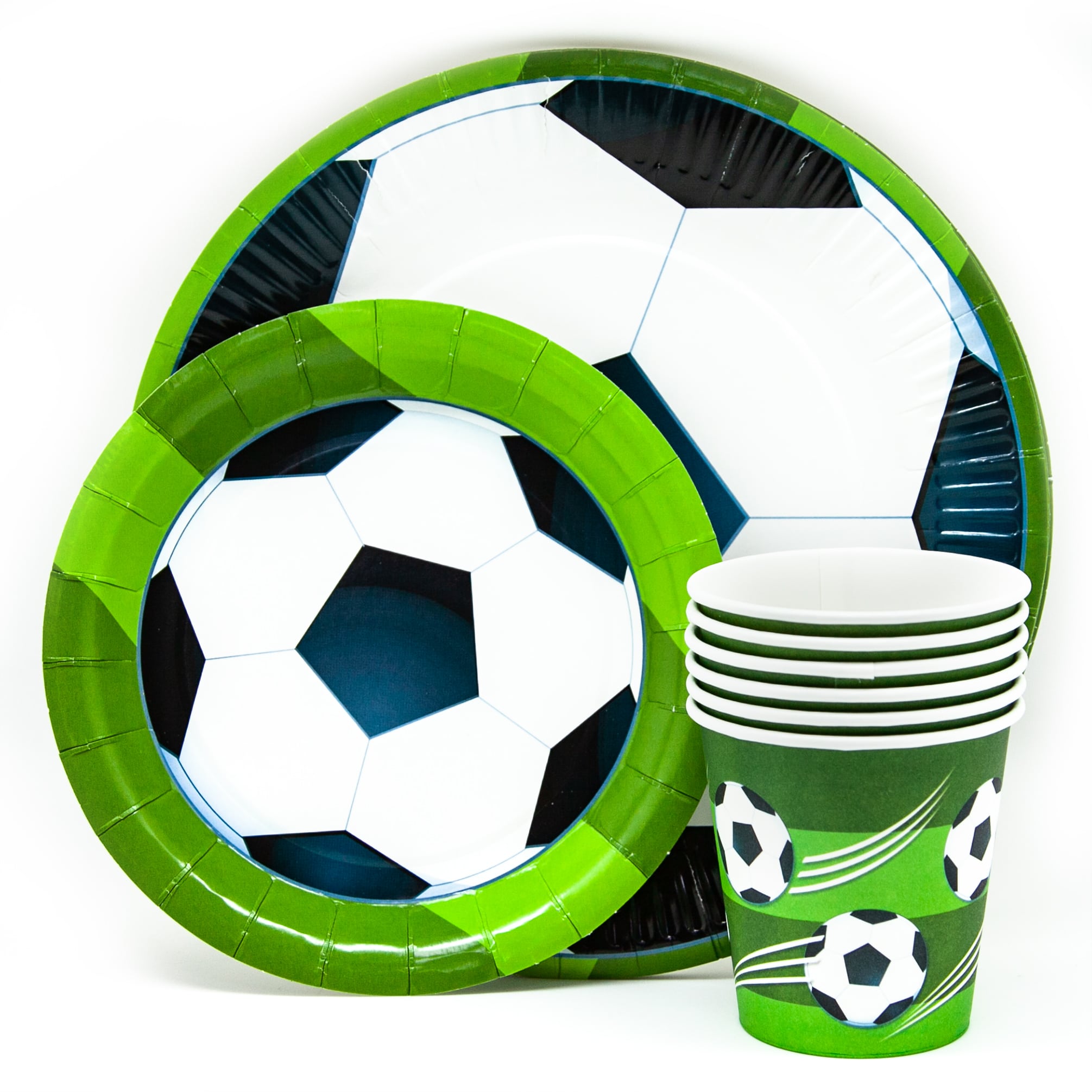 Тарелки (9/23 см) Футбольный мяч, уп. 6 шт. — изображение 3