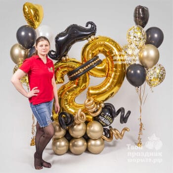 Домашняя фотозона для мужчины. Шары39.рф, Калининград