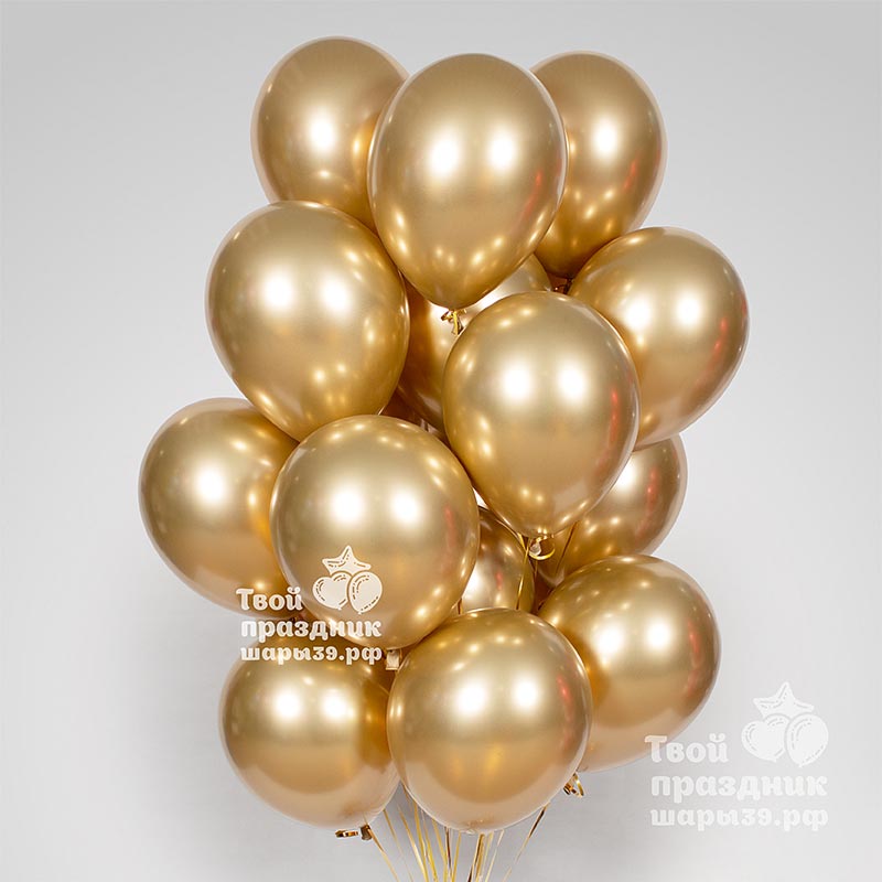 Воздушные гелиевые шары хром. Шары39, Калининград