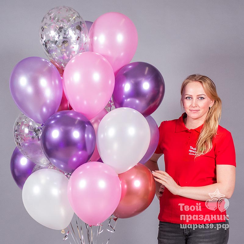 Облако нежных воздушных шаров для прекрасных дам! Шары39, Калининград