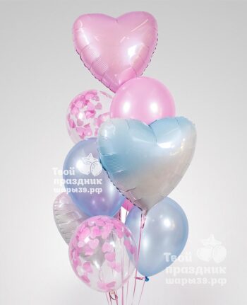 Нежный букет гелиевых шаров, Shary39