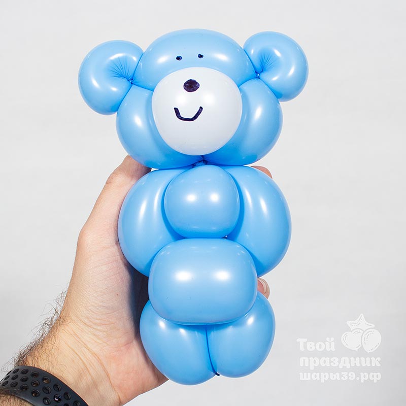 МиниМишка - твистинг фигурка из шаров ШДМ. Шары39