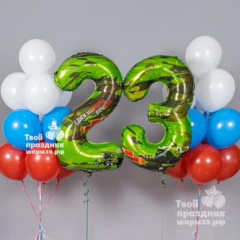 Комплект шаров на 23 февраля, Калининрад