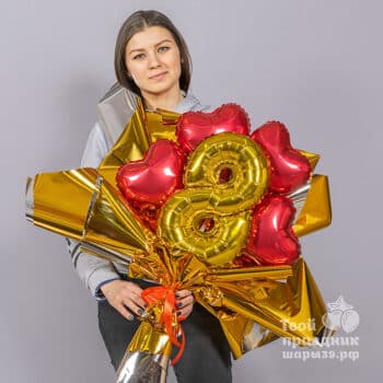 Крафт-Букет на 8 марта, Букеты, Калининград