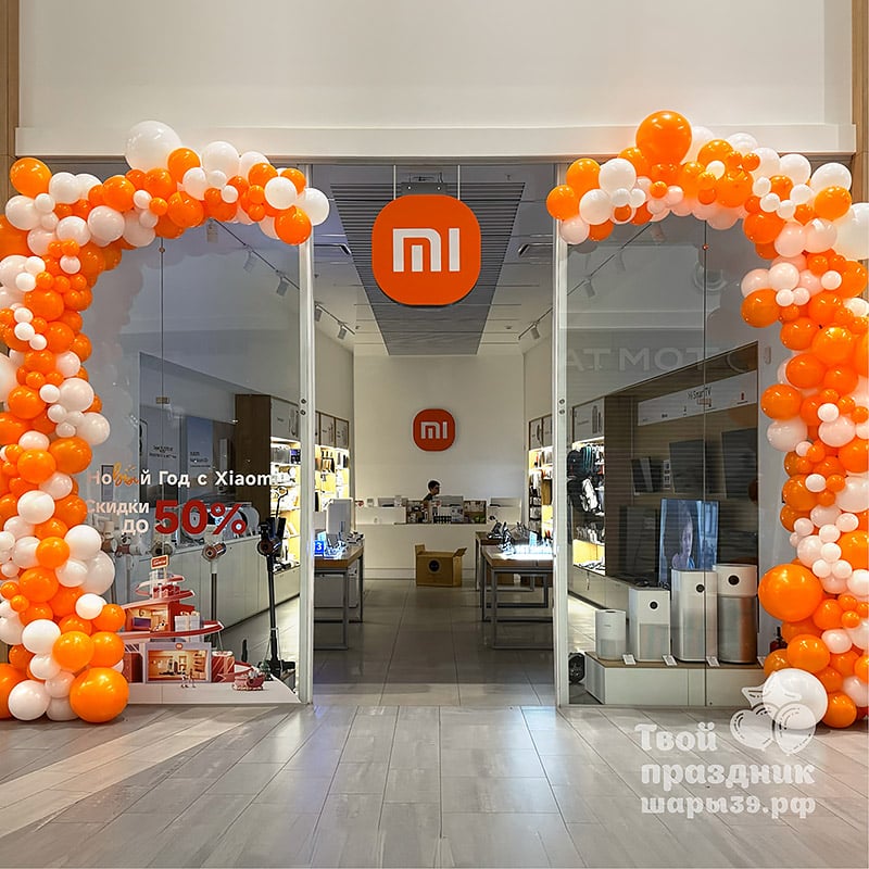 ОФормление магазина техники "XIAOMI" в ТЦ "БалтияМОЛЛ"