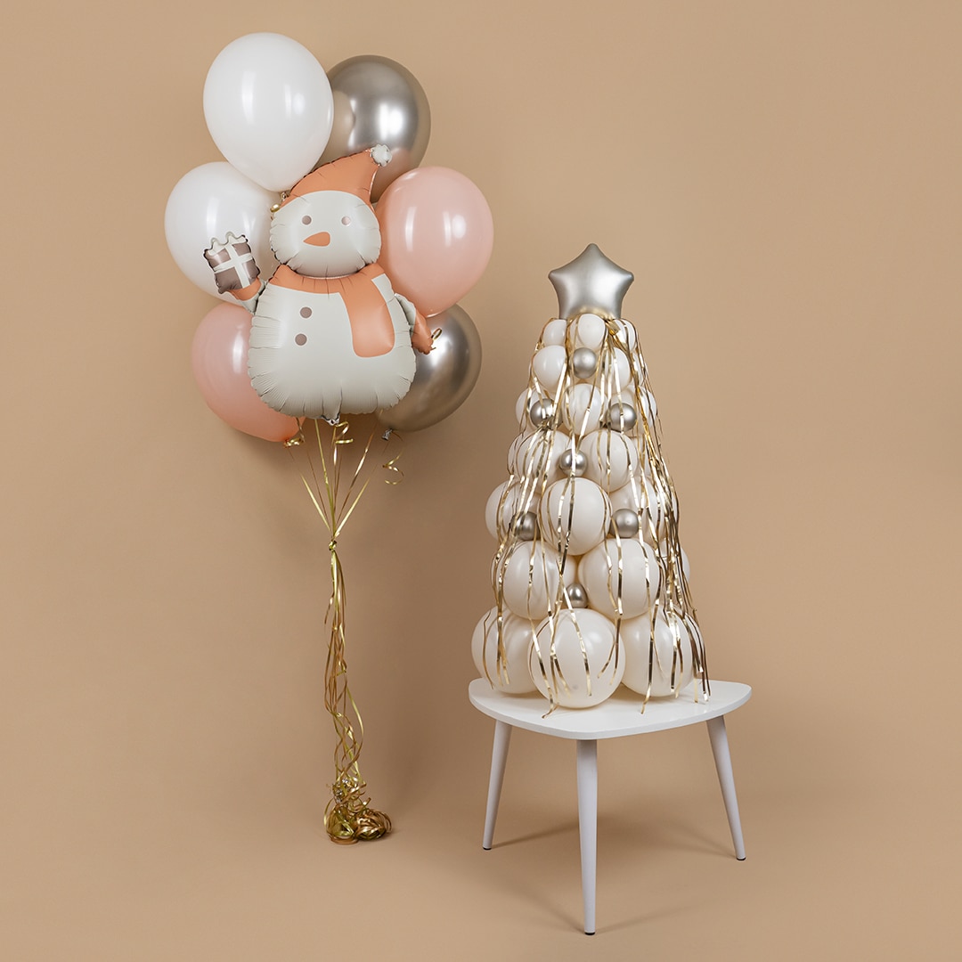 Занавес дождик античное золото. Калининград. Шары39.рф