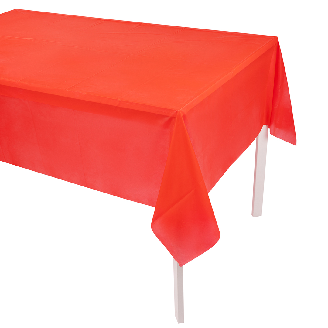 скатерть красная одноразовая. Шары39.Калининград