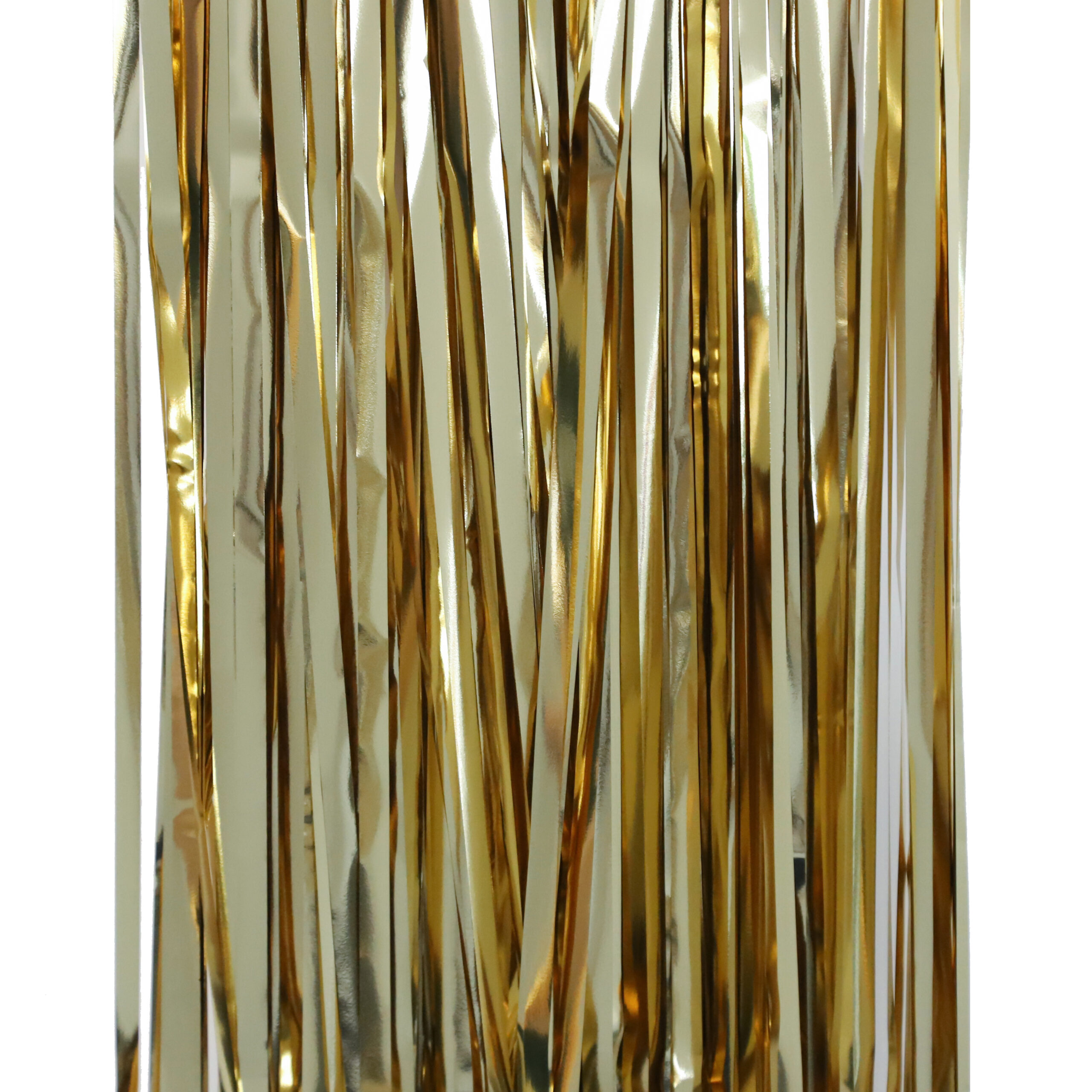 Занавес дождик светлое золото. Калиниград. Шары39.рф