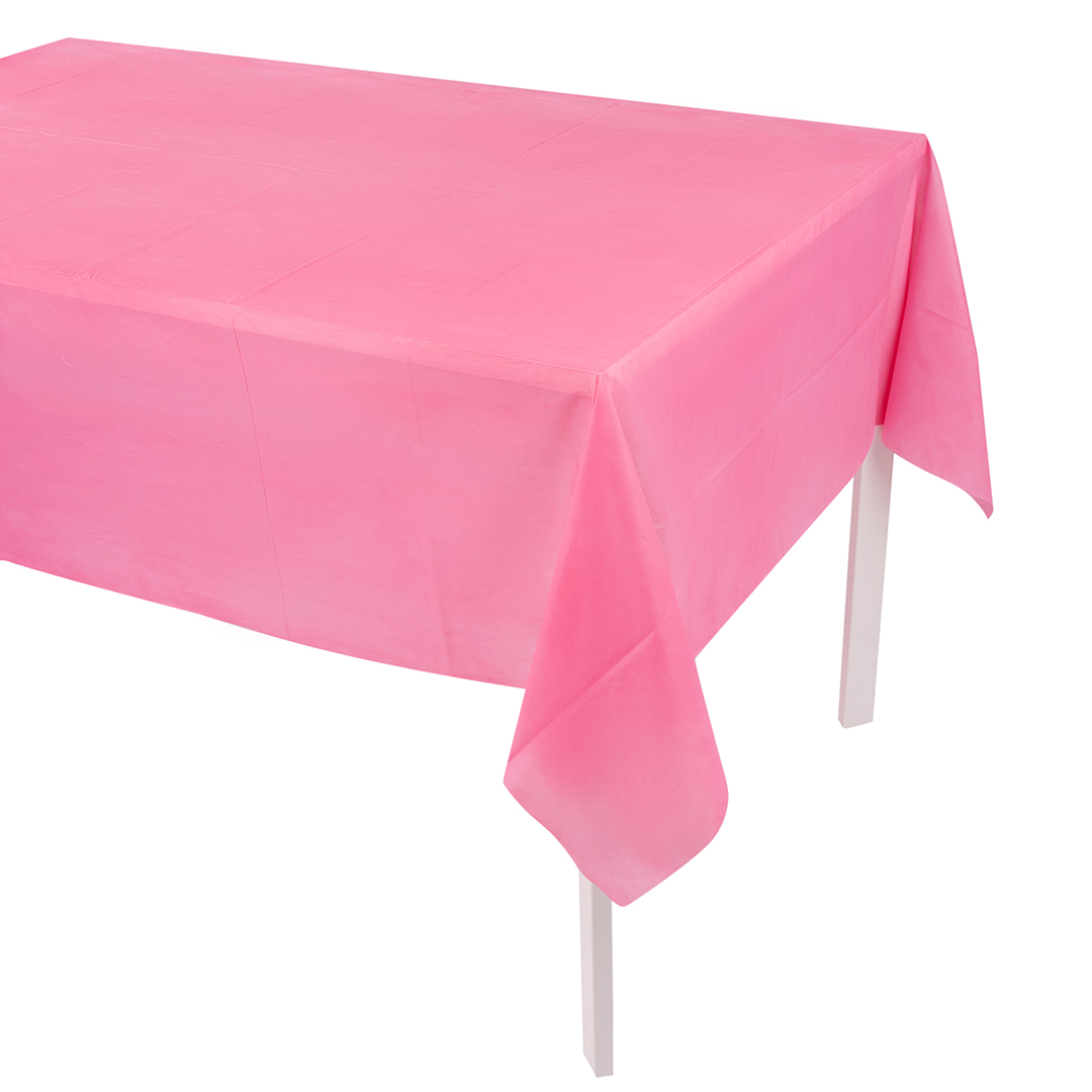 скатерть ярко-розовая одноразовая. Шары39.Калининград